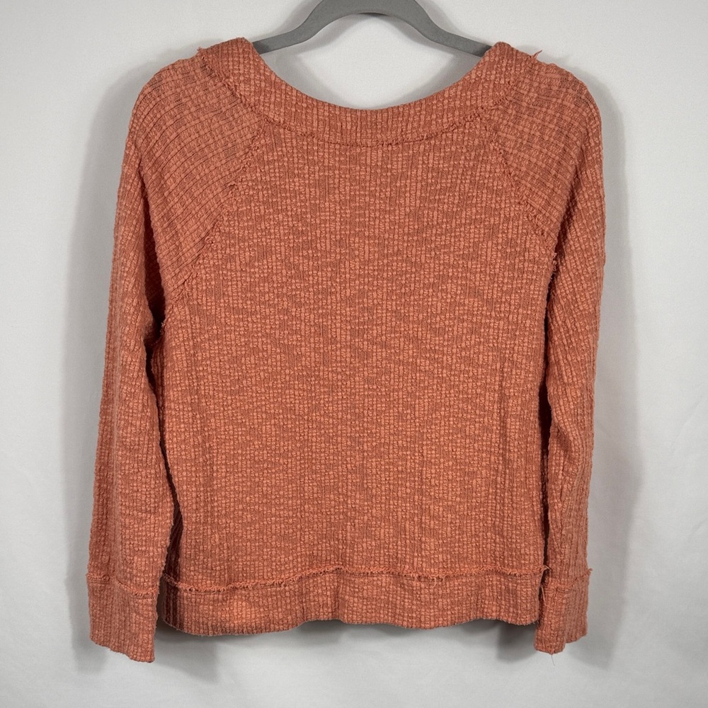 Two by Vince Camuto Peach Button-Up Cardigan oversized Women’s Size S.‎ - Picture 5 of 6